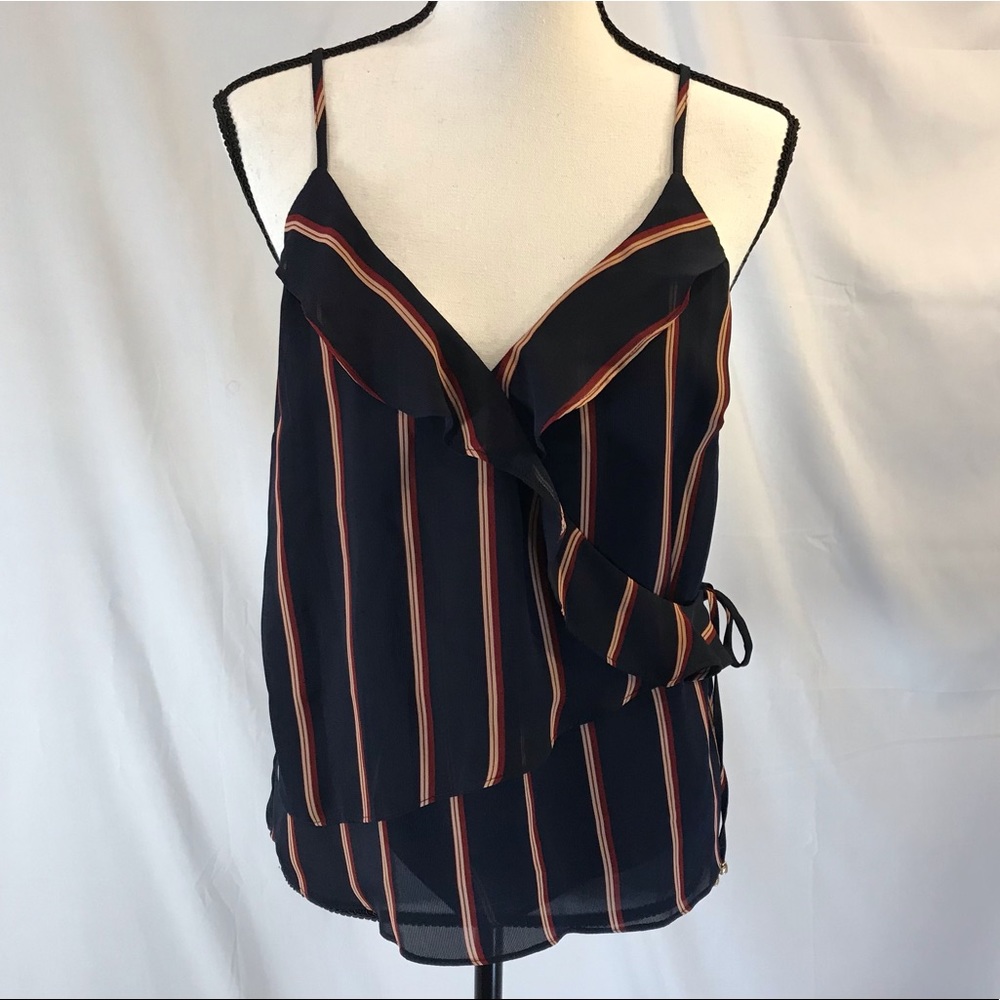 Faux wrap top